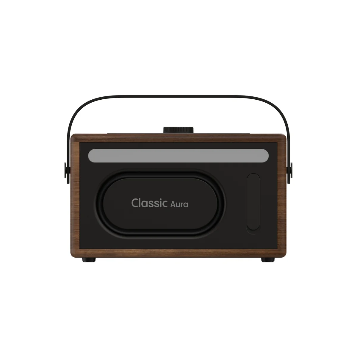 Pure Classic Aura Portable Bluetooth Speaker with Ambient Lighting - Coffee Brown Walnut - Image 14