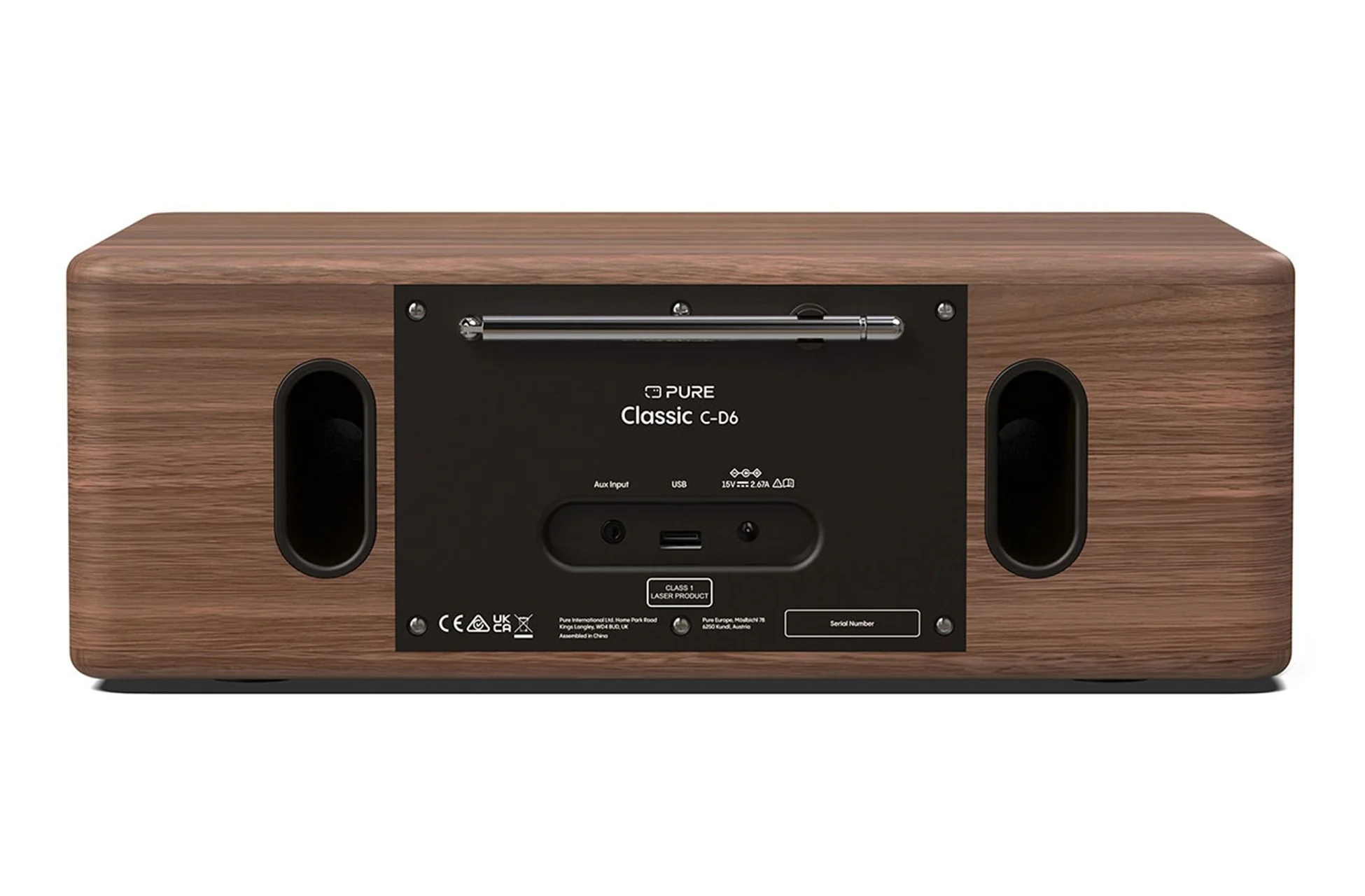 Pure Classic C-D6 DAB+ FM Radio with Bluetooth CD Player Coffee Black - Image 3