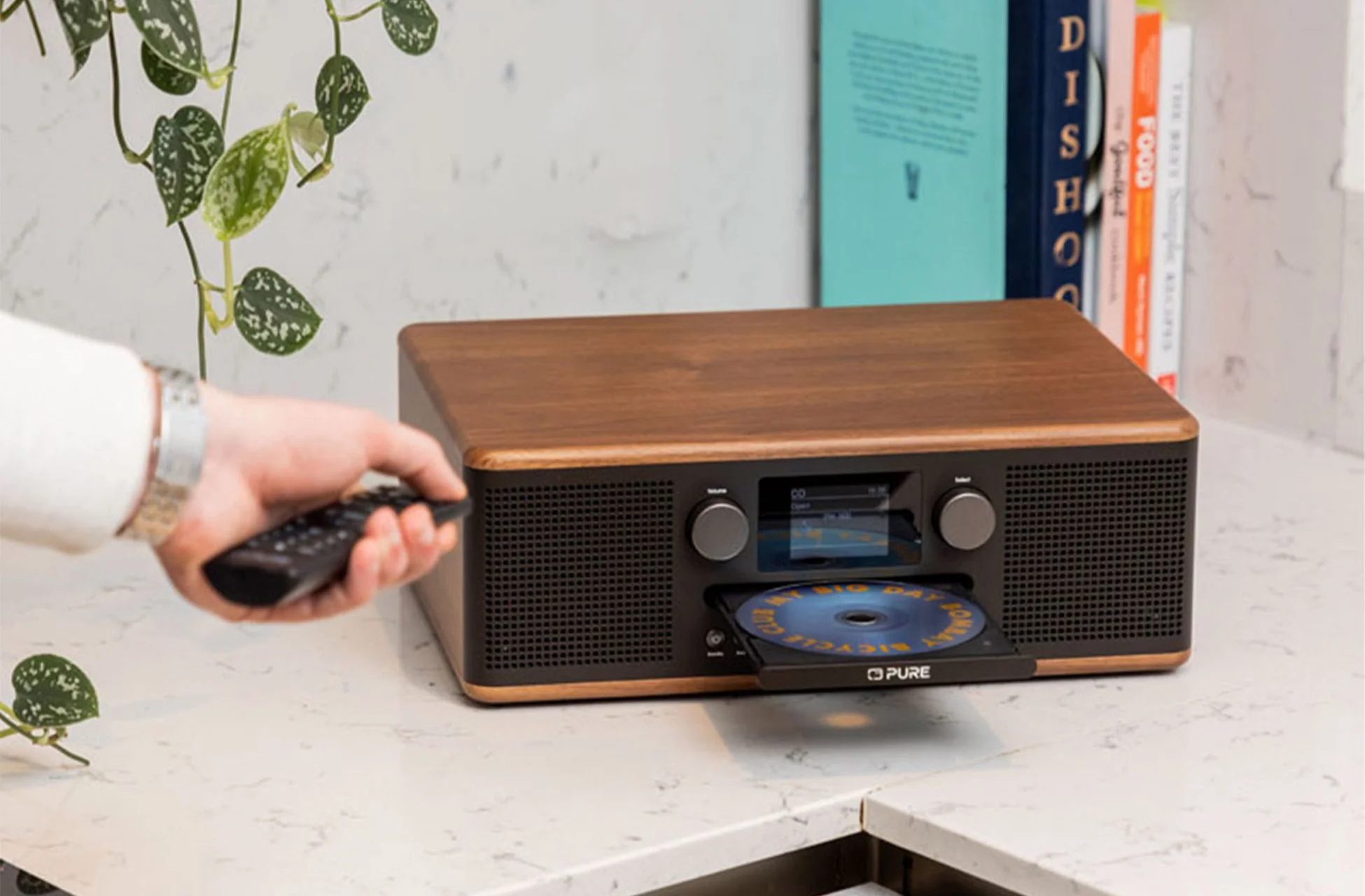 Pure Classic C-D6 DAB+ FM Radio with Bluetooth CD Player Coffee Black - Image 5