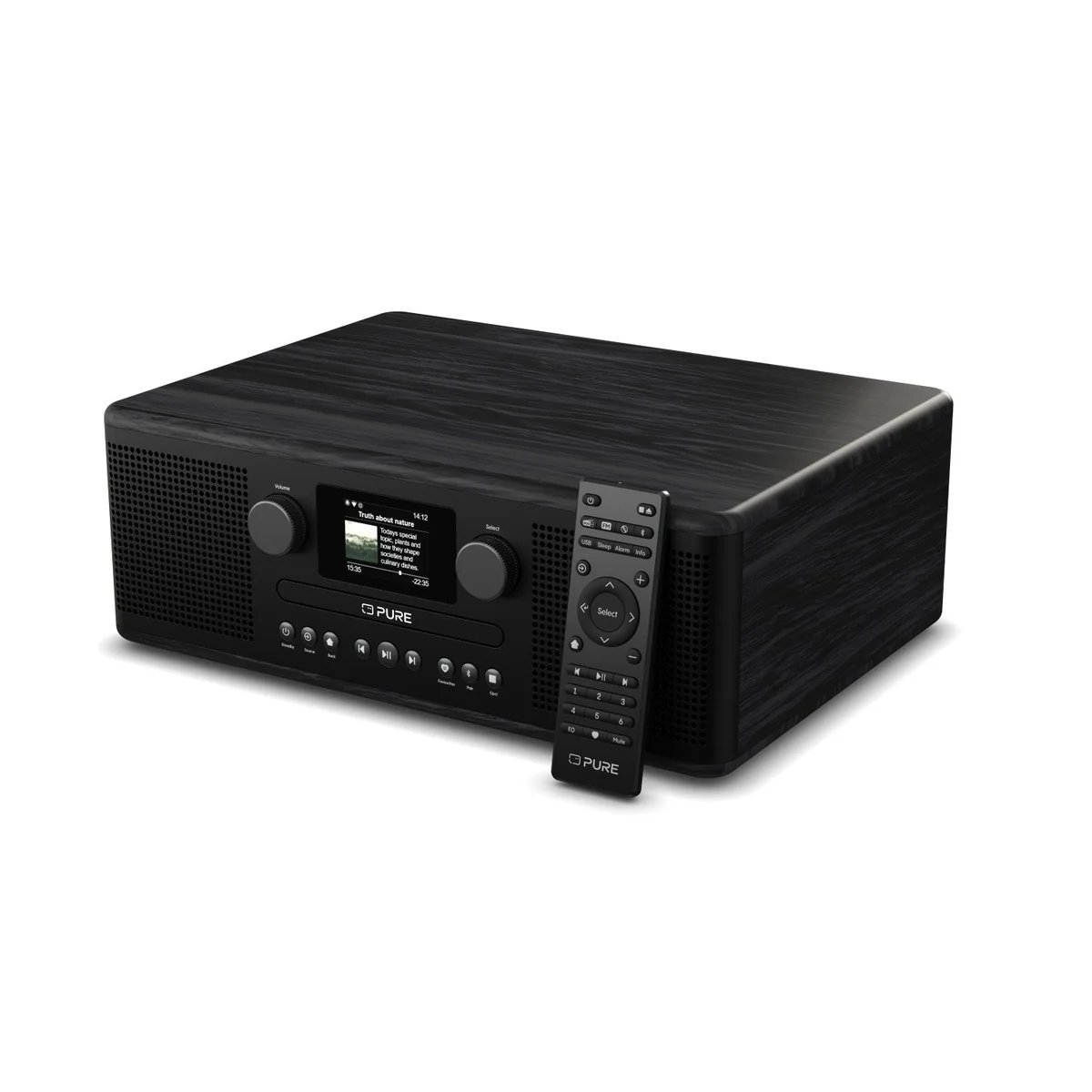 Pure Classic C-D6i All in One Internet Radio with DAB+ FM Bluetooth CD Player Stereo Sound System Black - Ex -Display Clearance - Image 11
