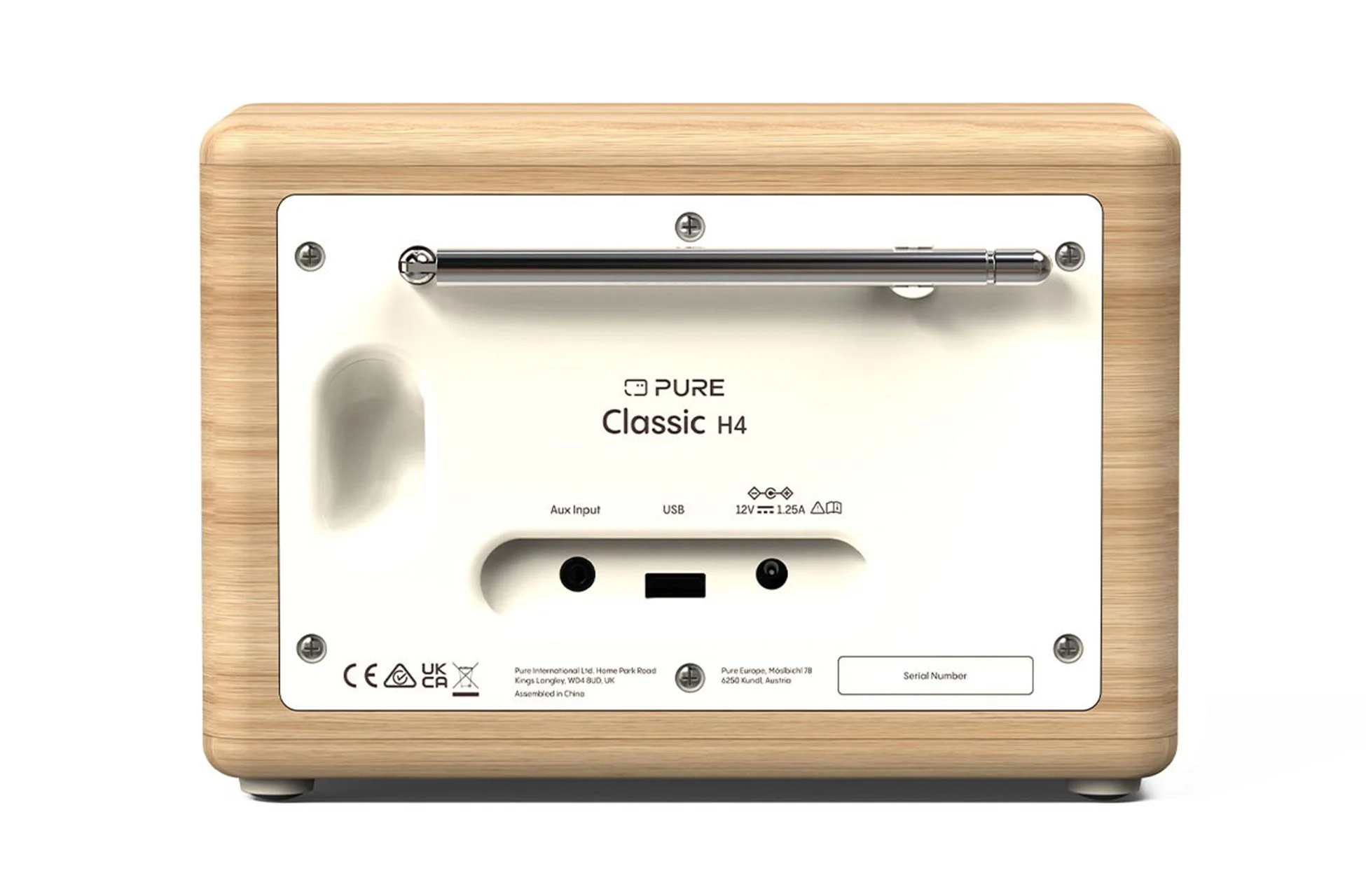 Pure Classic H4 DAB+ FM Portable Digital Radio with Bluetooth Cotton White - Image 3