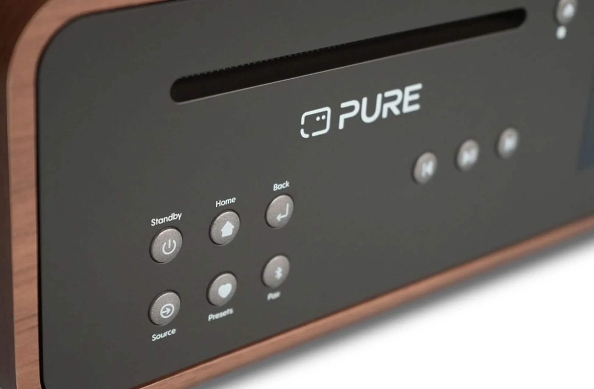 Pure Classic Stereo DAB DAB+ FM with Bluetooth CD Player and Internet Radio Music System Coffee Black - Image 7