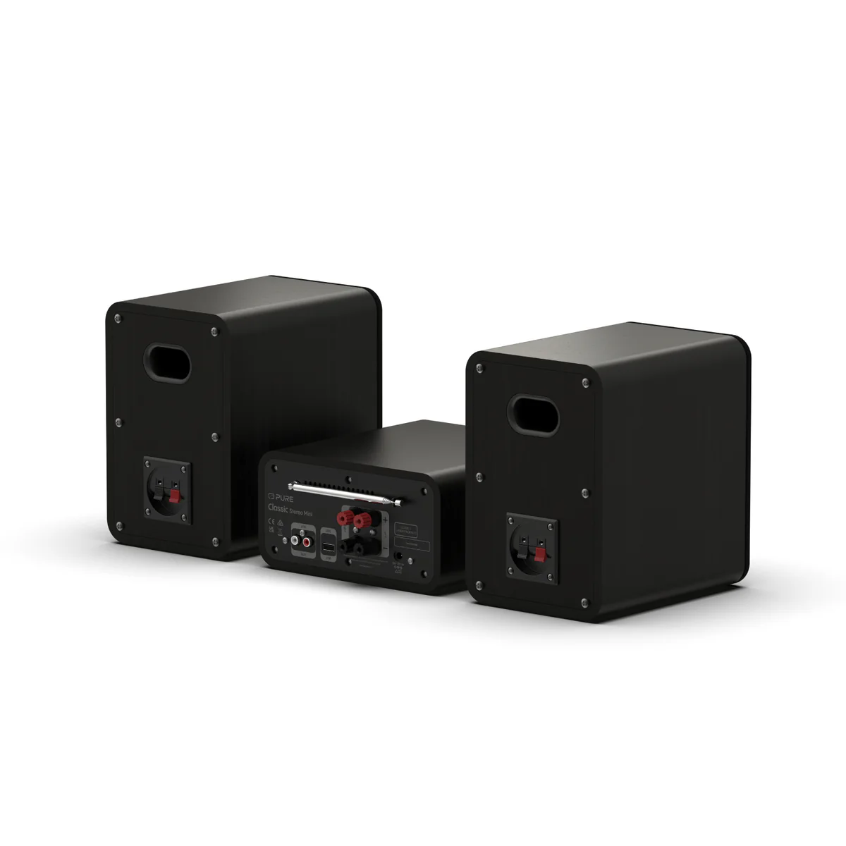 Pure Classic Stereo Mini DAB DAB+ FM Radio with Bluetooth CD Player Micro Stereo System Black - Image 8