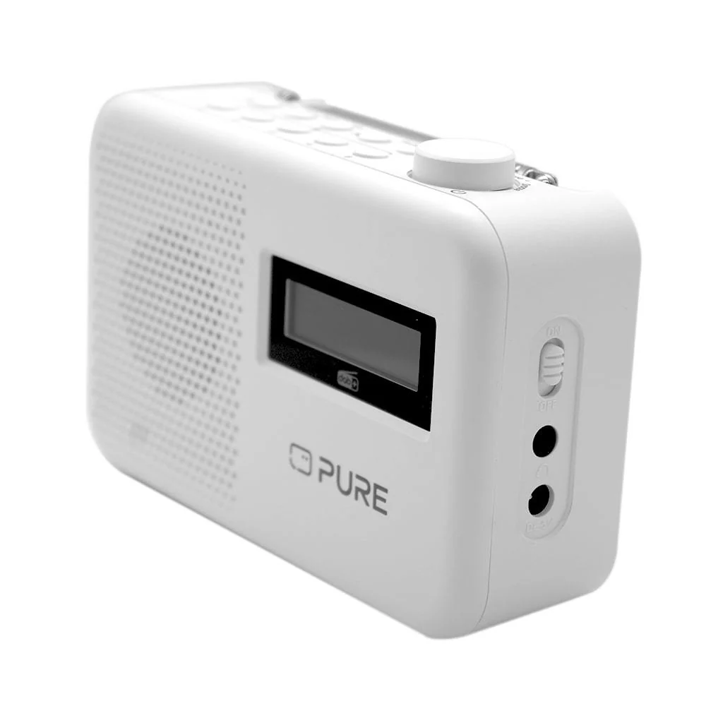 Pure Elan One2 Portable Dab+ Radio with Bluetooth Cotton White - Image 2