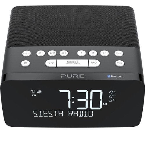 PURE Siesta Charge DAB+/FM & Blutooth with Qi Wireless Charging Pad In Graphite - Image 4