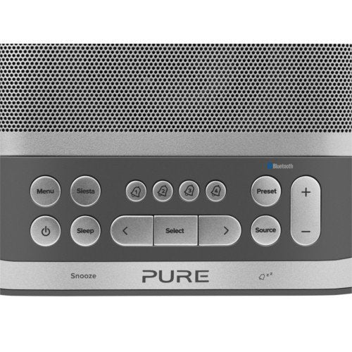 Pure Siesta S6 Premium Dab Dab+ FM Bluetooth Clock Radio Graphite - Image 4
