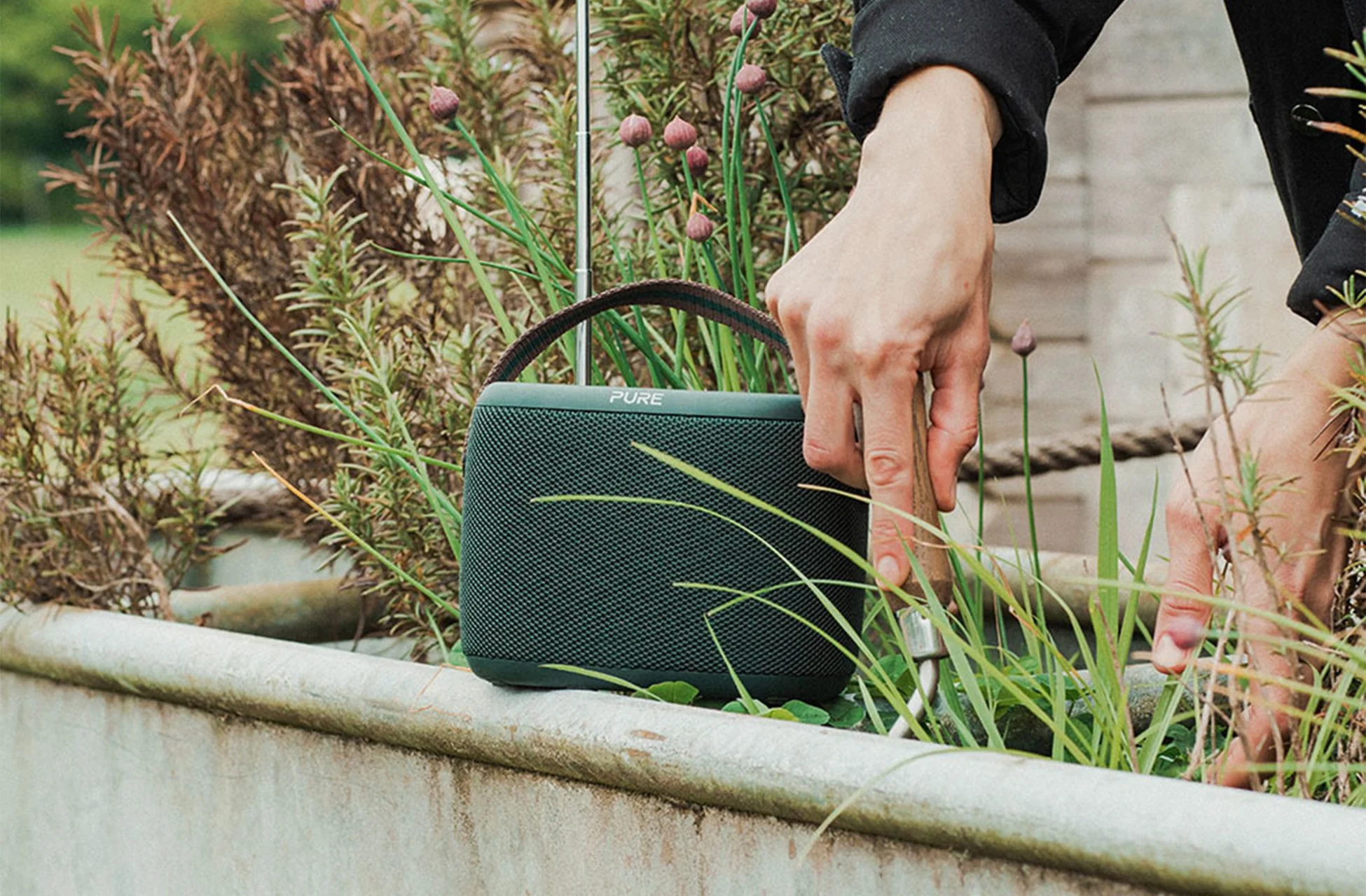 Pure Woodland Outdoor Bluetooth Speaker with FM DAB+ Radio - Image 4