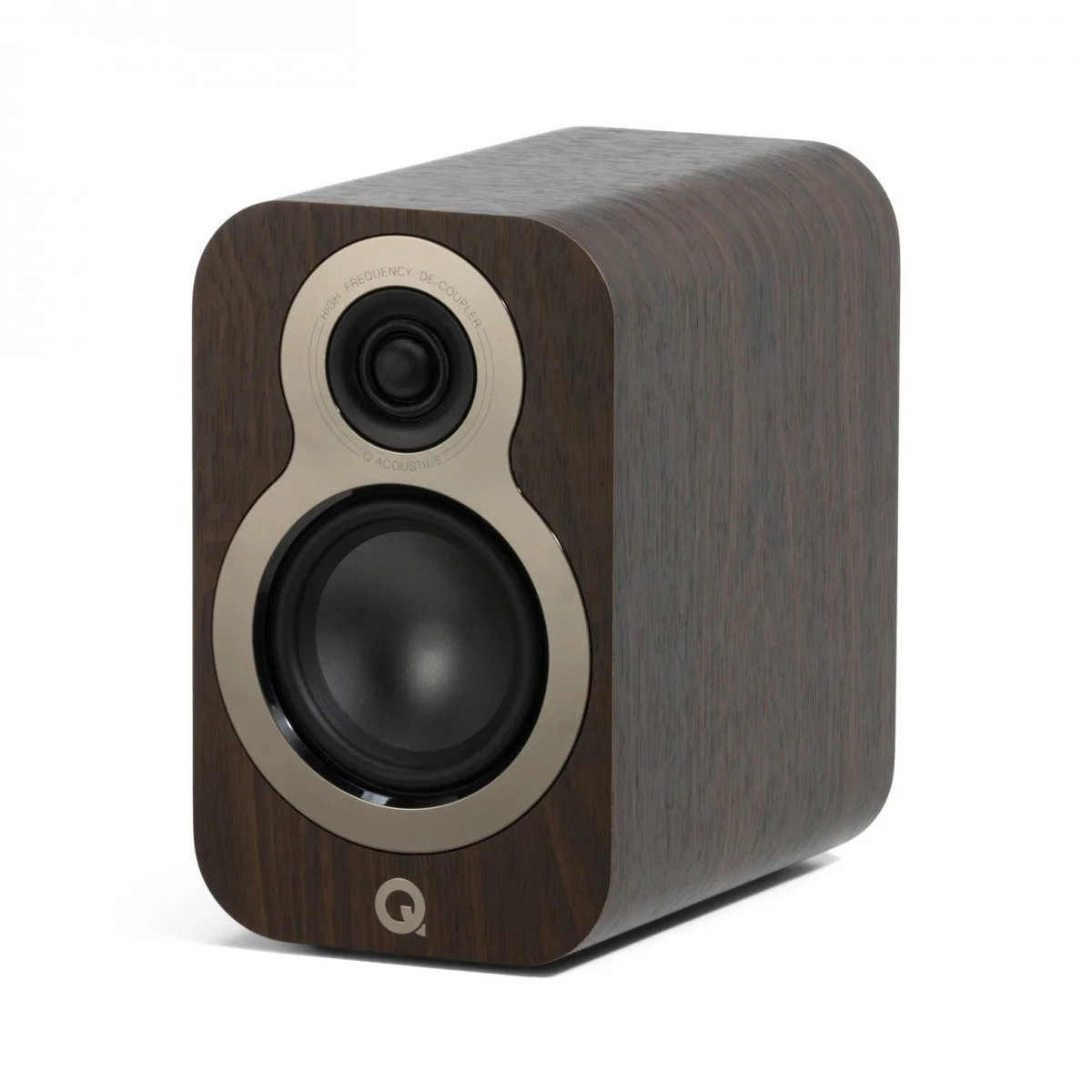 Q Acoustics 3010c Bookshelf Speakers Pair Claro Walnut - Image 3