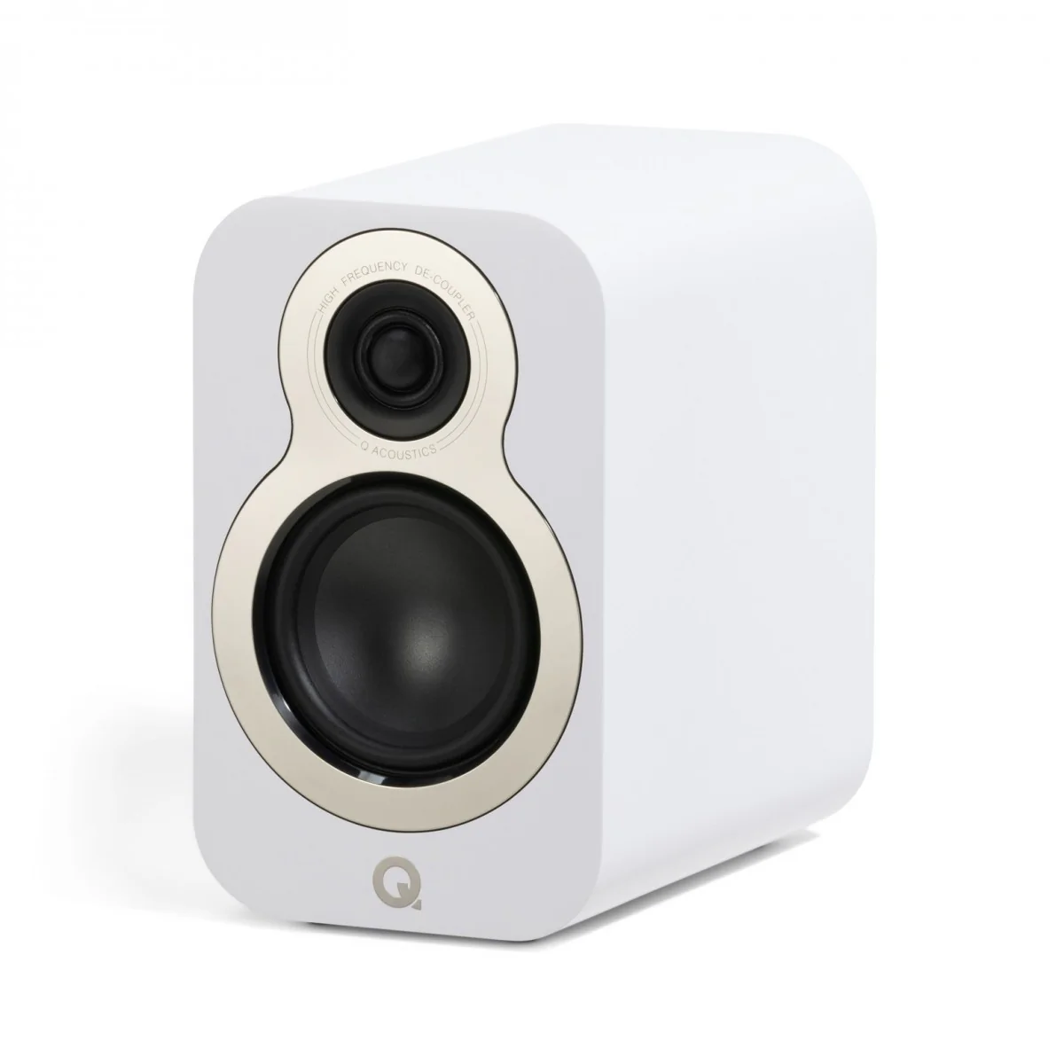 Q Acoustics 3010c Bookshelf Speakers Pair Satin White - Image 2