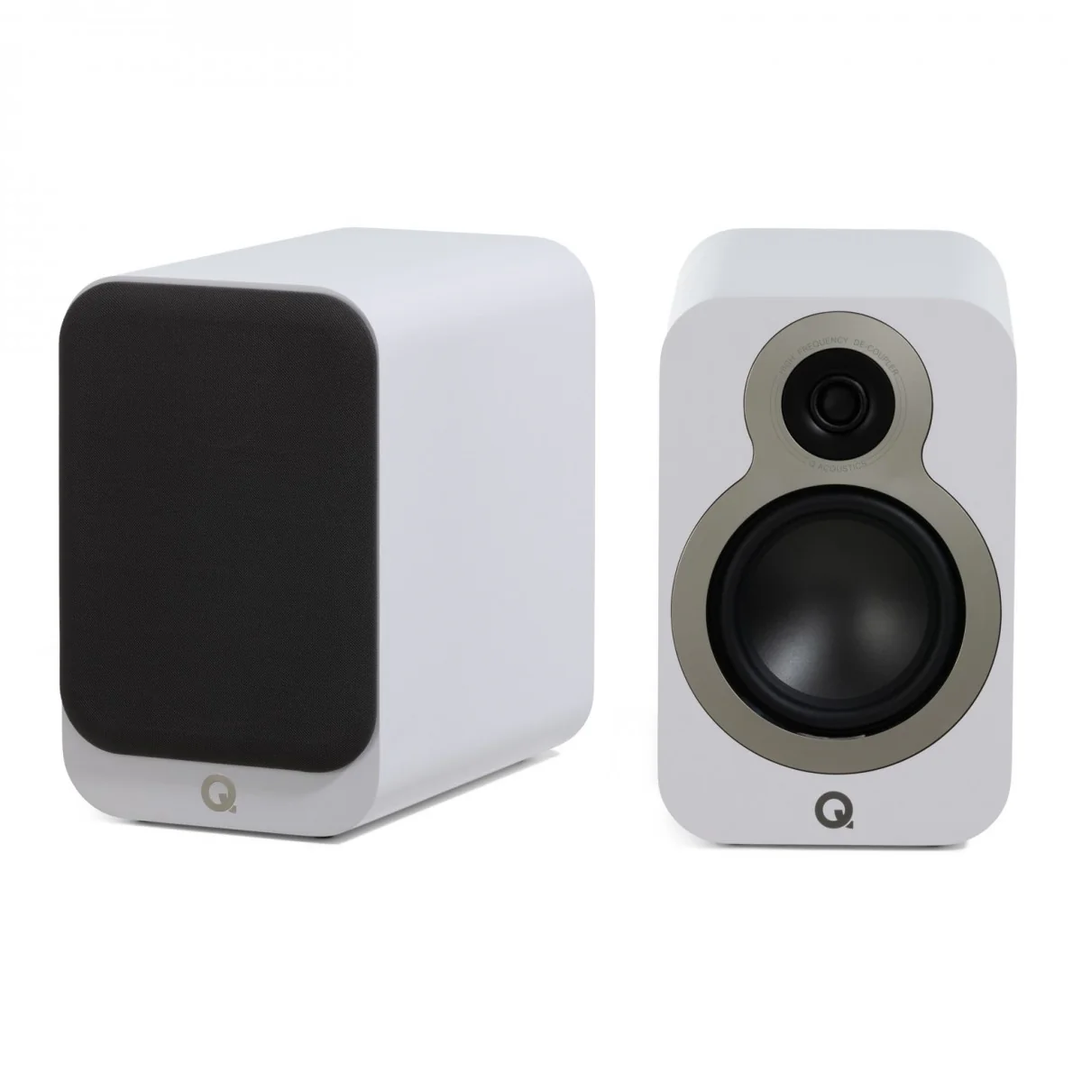 Q Acoustics 3020c Bookshelf Speakers Pair Satin White