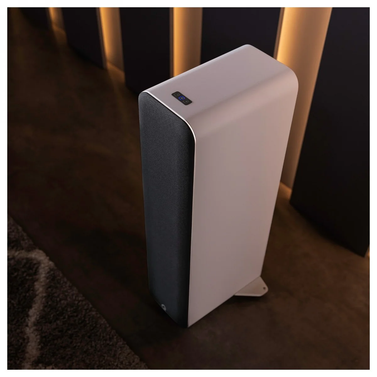 Q Acoustics M40 Powered Bluetooth Floorstanding Speakers Pair White - Image 12