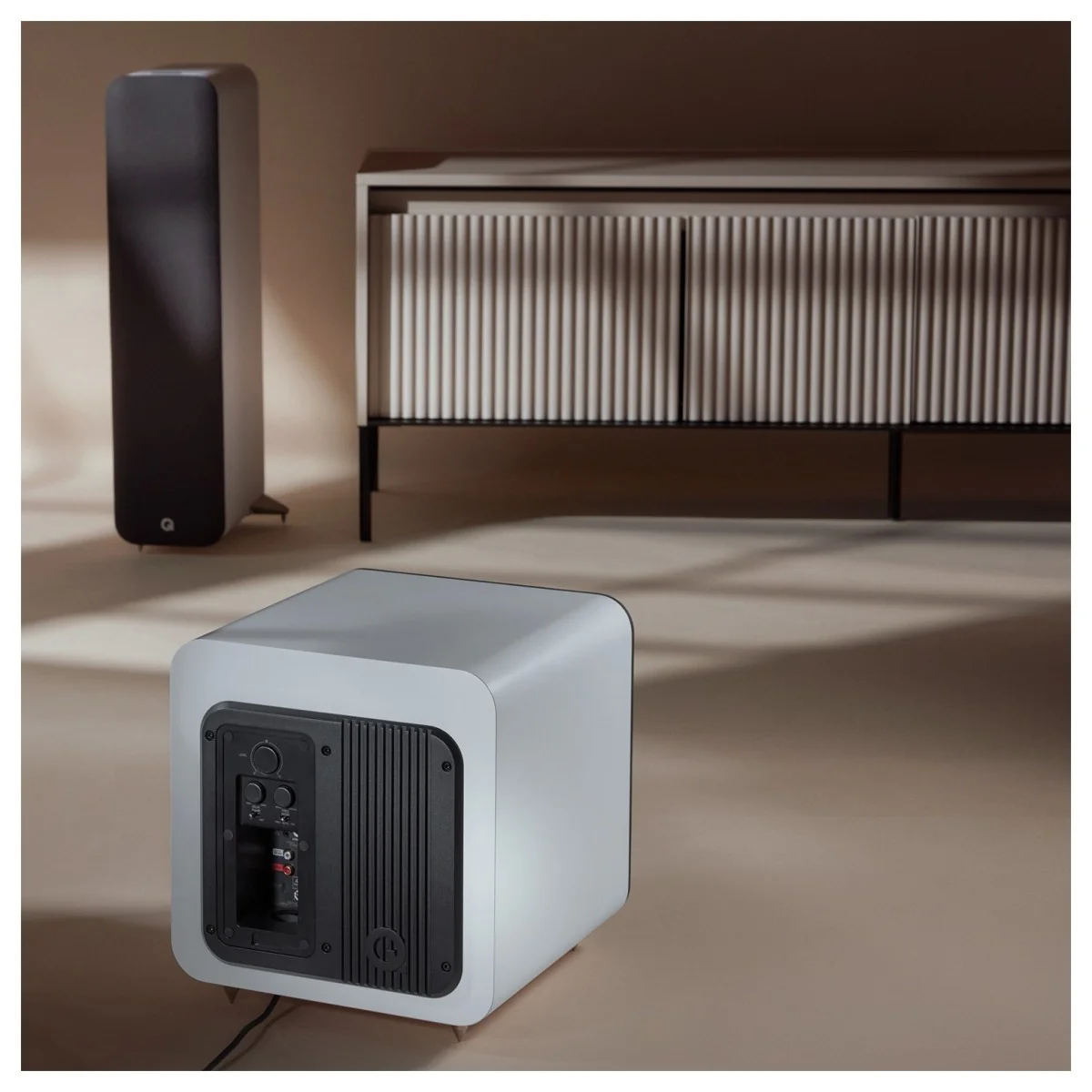 Q Acoustics Q SUB 80 Subwoofer Satin White - Image 6