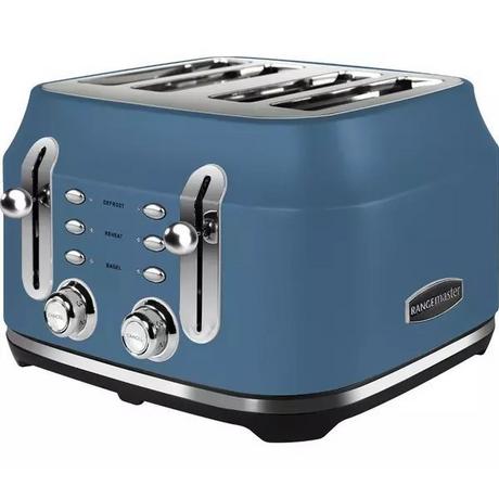 Rangemaster RMCL4S201SB Classic 4 Slice Toaster - Stone Blue - Image 6