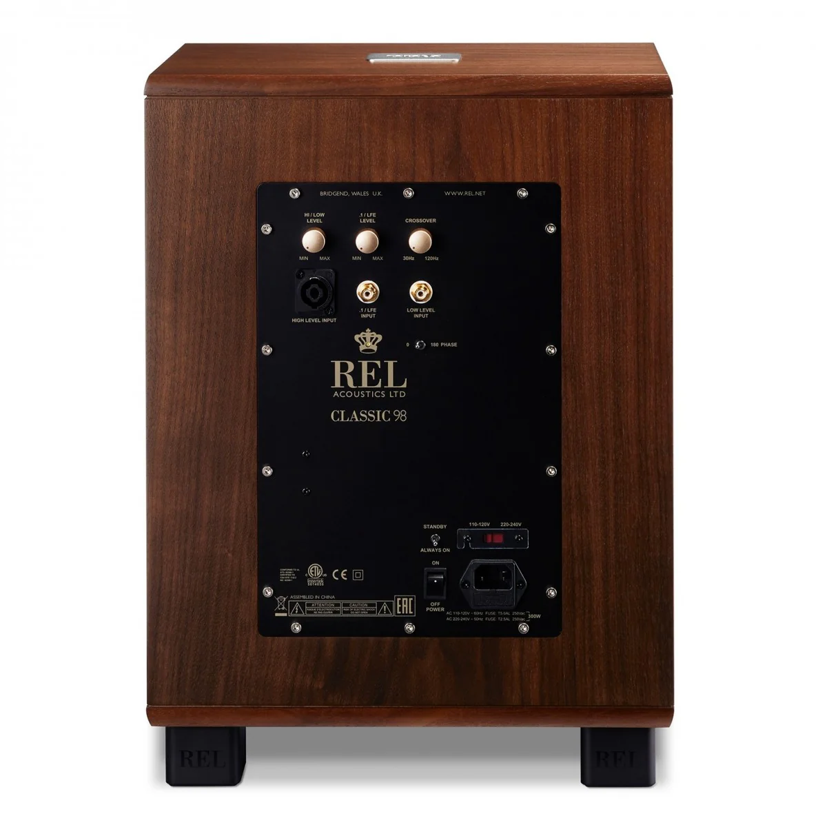 REL Classic 98 Subwoofer - Walnut - Image 3