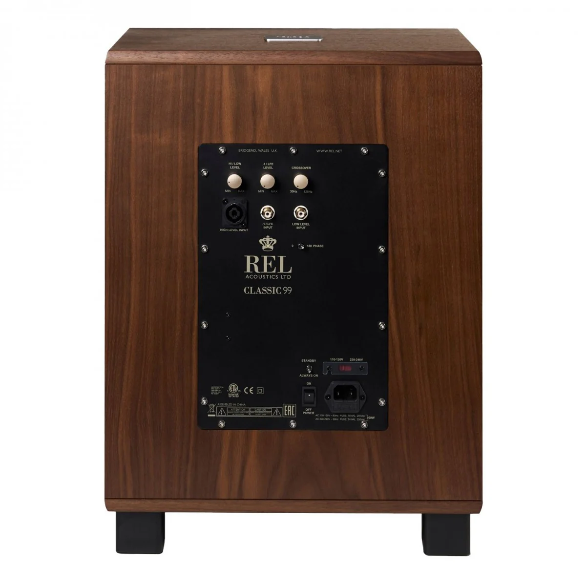 REL Classic 99 Subwoofer - Walnut - Image 2