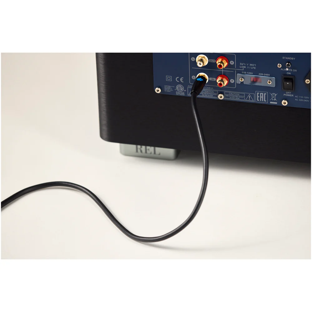 REL Commander .1/LFE 12 Metre Subwoofer Cable Black - Image 2