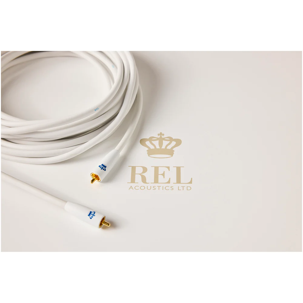 REL Commander .1/LFE 12 Metre Subwoofer Cable White - Image 3