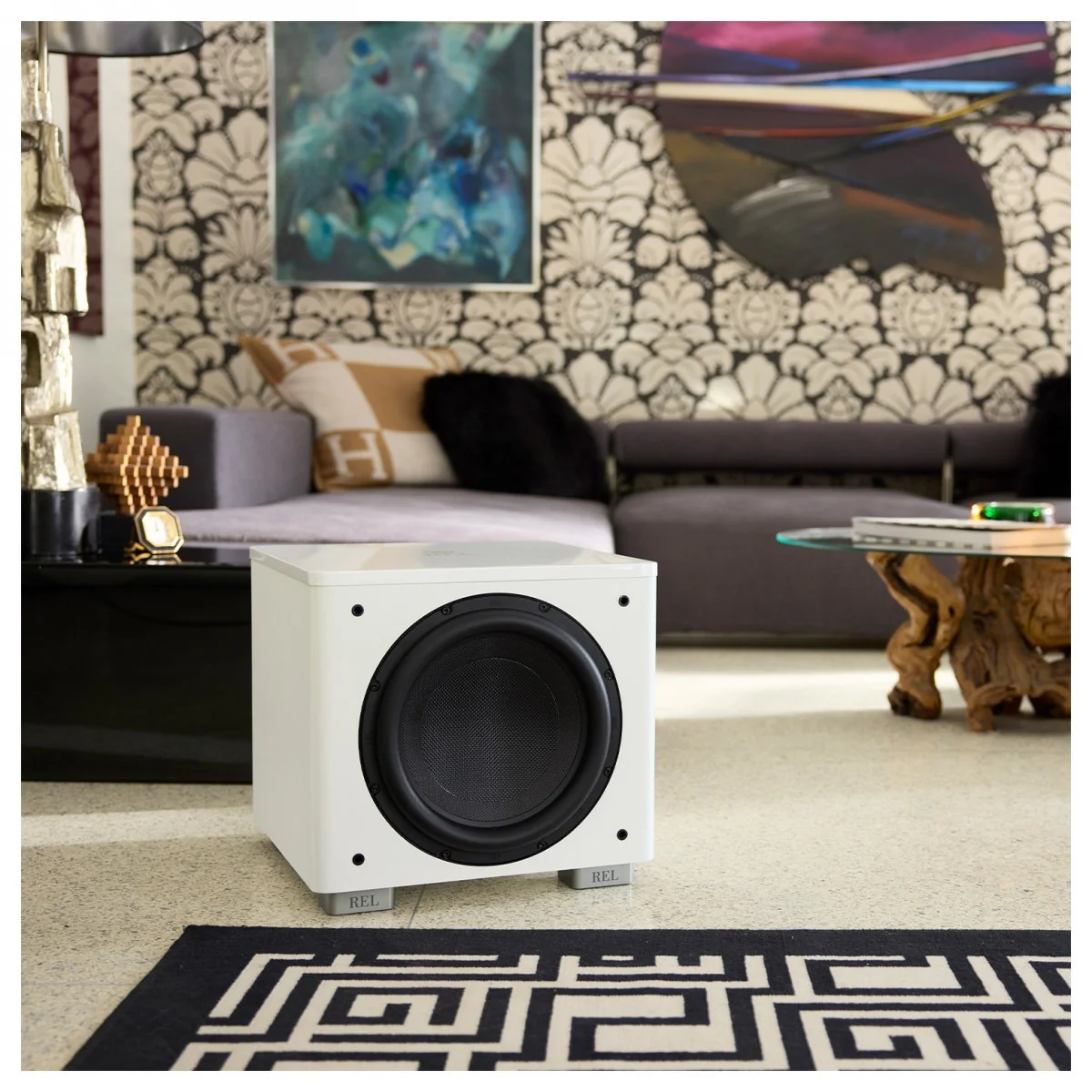 REL HT 1510 Predator 1000 Watt Subwoofer - White - Image 5