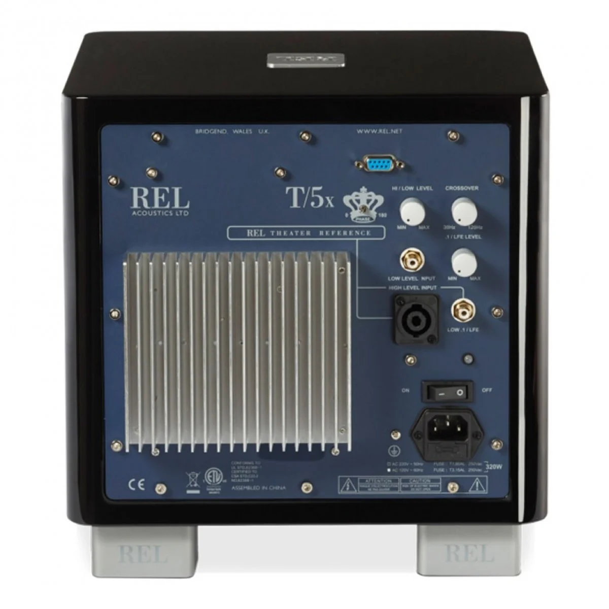 REL T5x 125 Watt Subwoofer - Black - Image 3