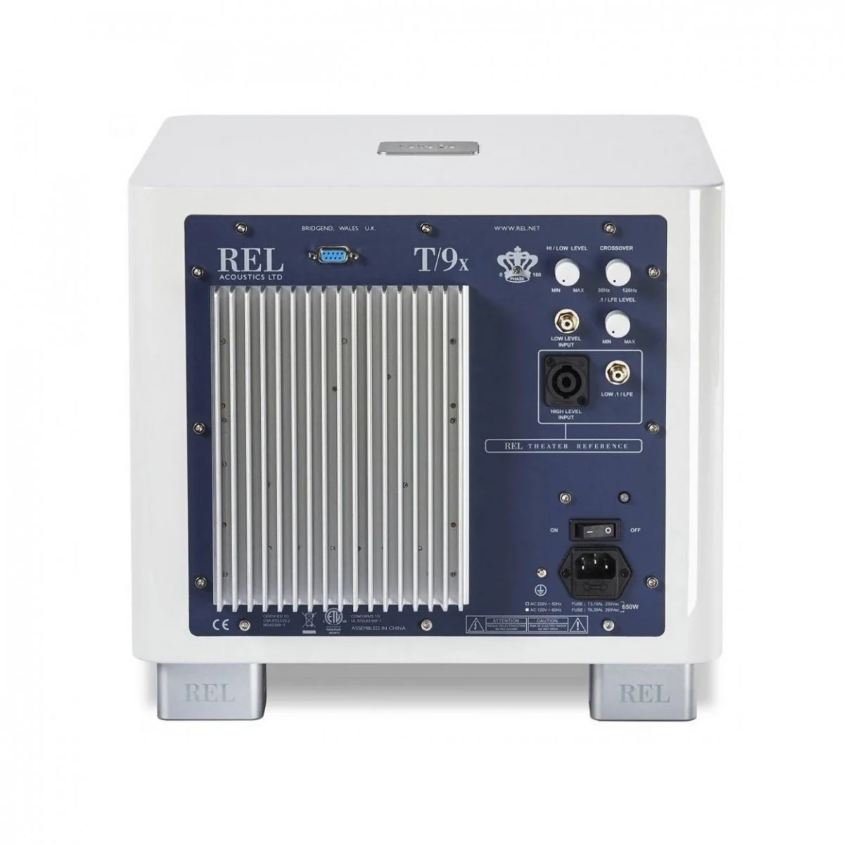 REL T9x 300 Watt Subwoofer - White - Image 5