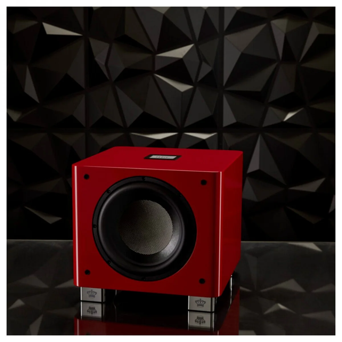 REL T9x SE 300 Watt Subwoofer - Italian Racing Red - Image 7