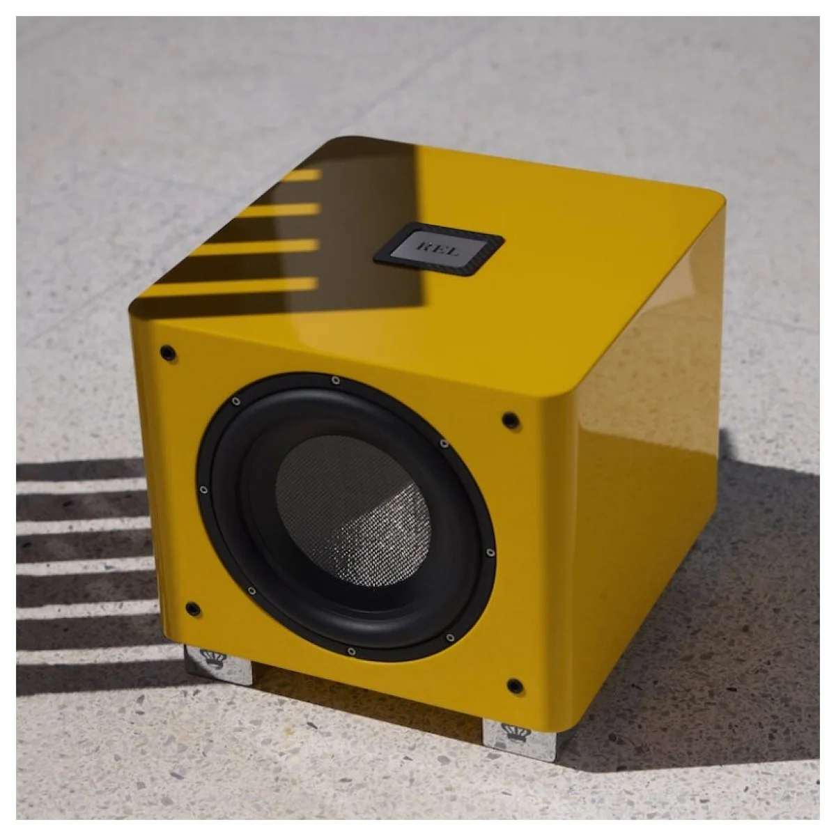 REL T9x SE 300 Watt Subwoofer - Le Mon Yellow - Image 8