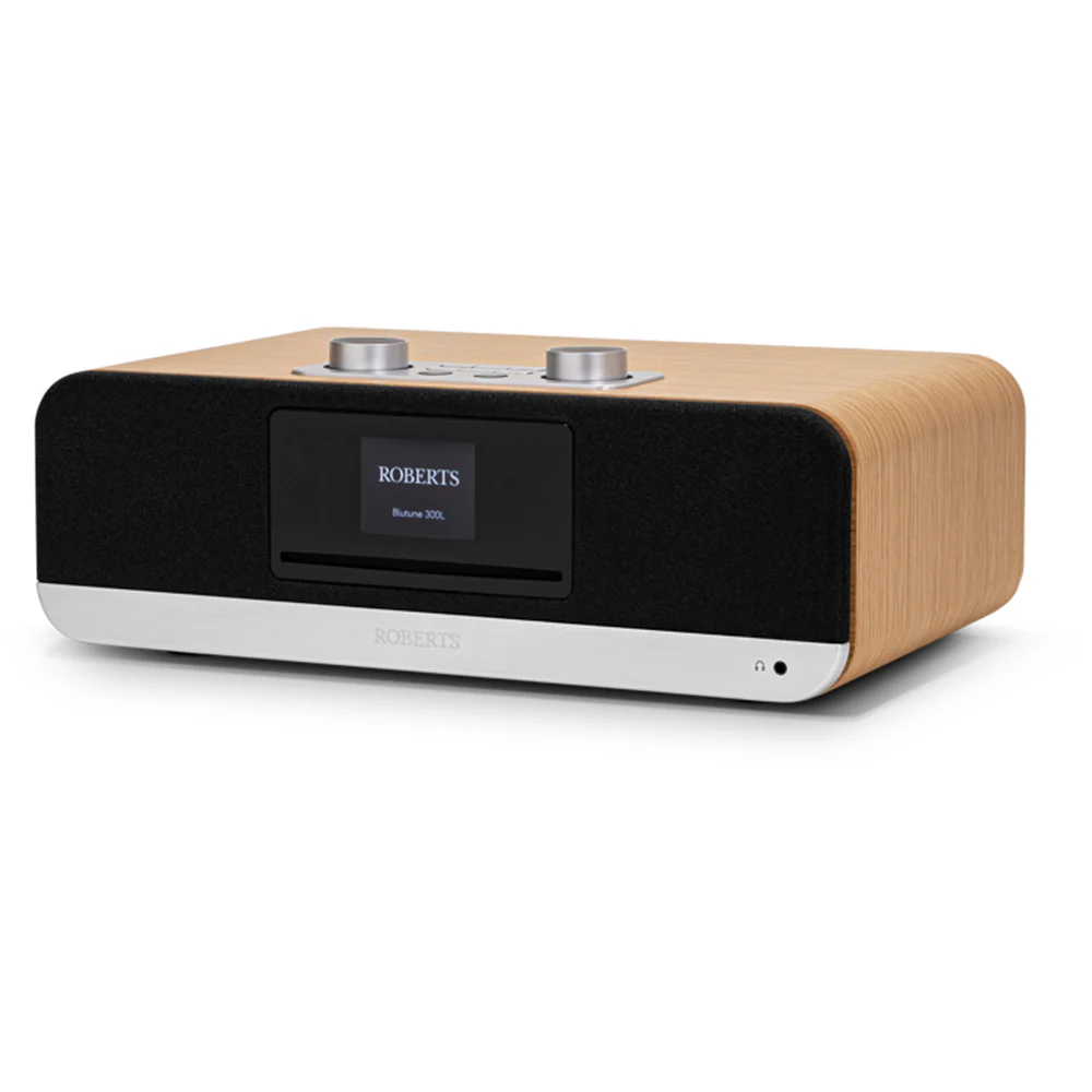 Roberts Blutune 300L DAB DAB+ Bluetooth CD USB Sound System Cherry Wood - Image 2