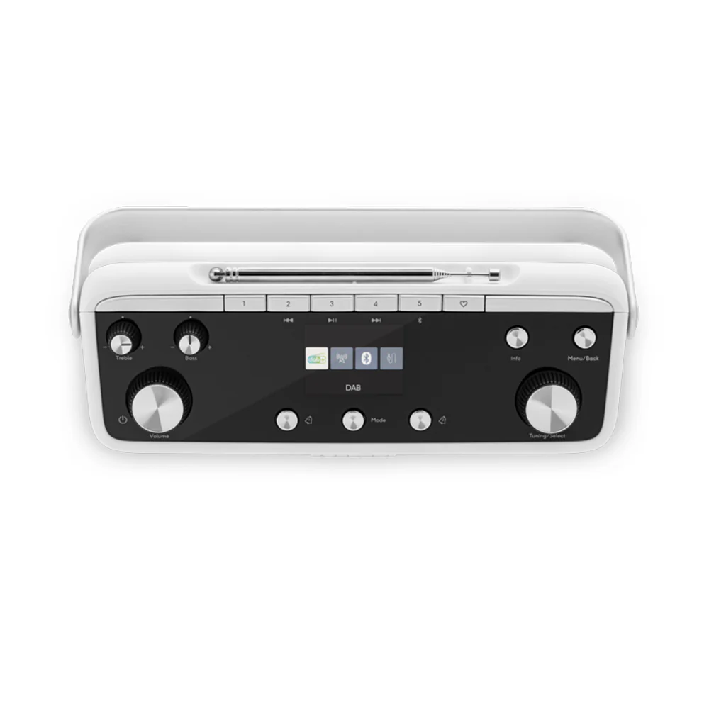Roberts Blutune 7 DAB+ FM Bluetooth Portable Stereo Radio - White - Image 4