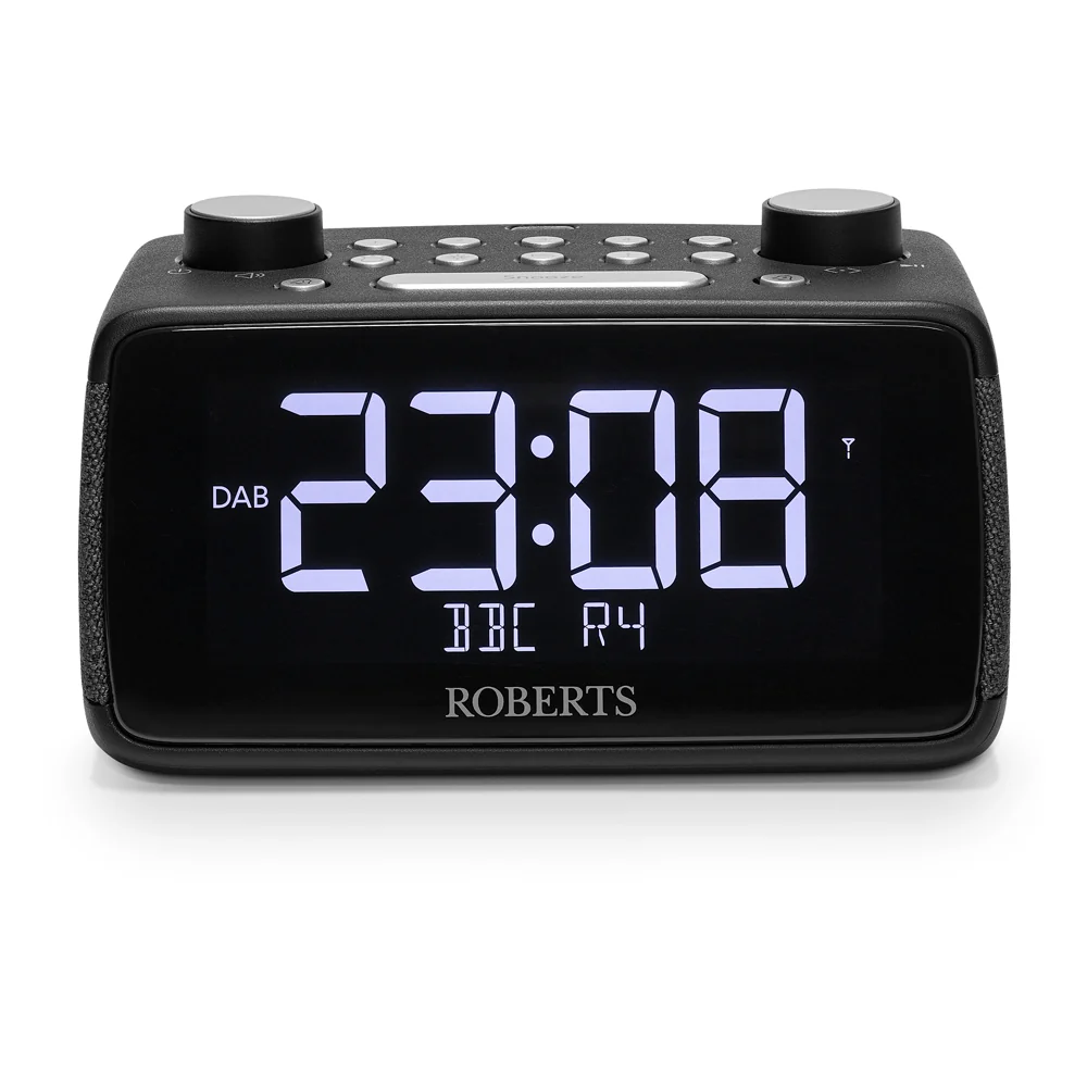 Roberts Ortus 4 DAB DAB+ FM Digital Clock Radio with Bluetooth - Black - Image 2