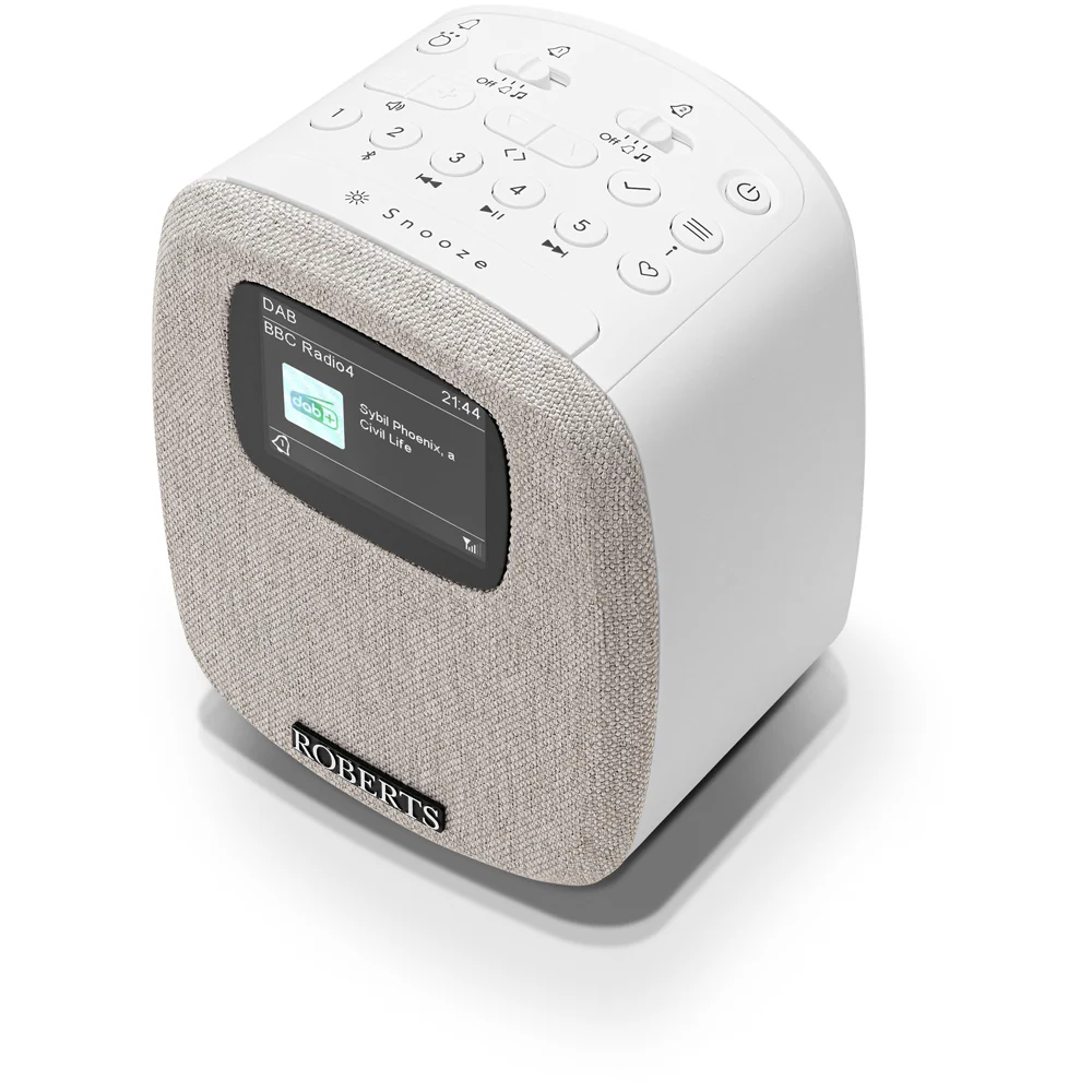Roberts Ortus 5 DAB DAB+ FM RDS Bedside Radio with Bluetooth White - Image 5