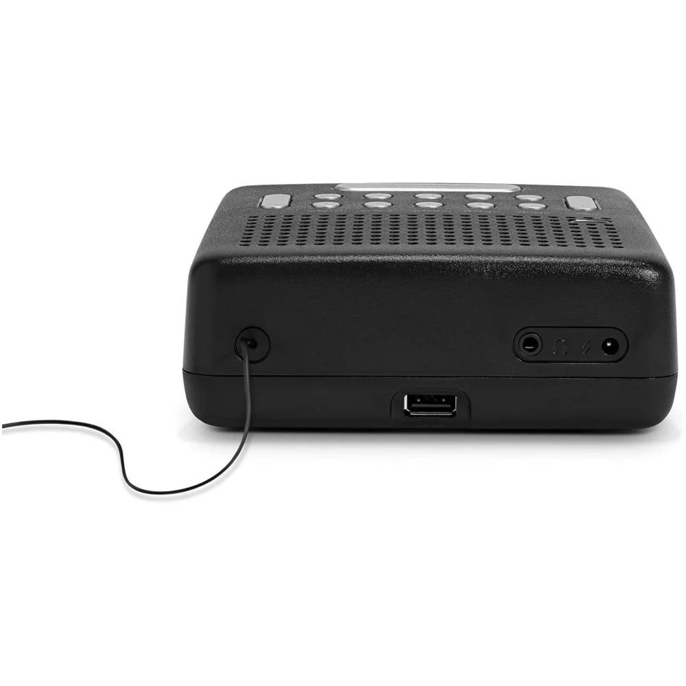 Roberts Ortus DAB DAB+ FM Bedside Alarm Clock Radio Black - Image 5