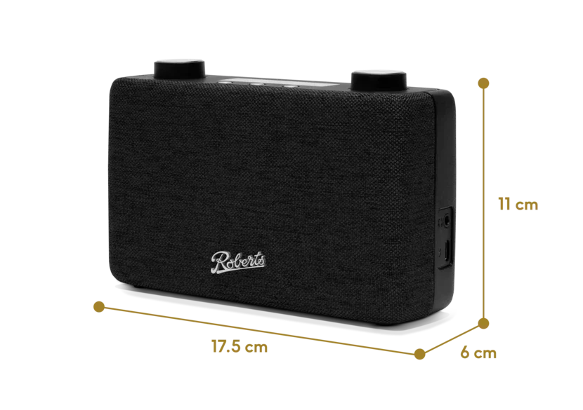 Roberts PLAY 11 DAB DAB+ FM Portable Digital Radio Black - Image 5