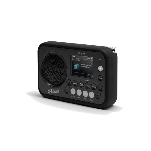 Roberts Play 20 DAB DAB+ FM Portable Radio with Bluetooth Black - Image 2