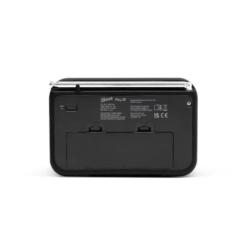 Roberts Play 20 DAB DAB+ FM Portable Radio with Bluetooth Black - Image 5
