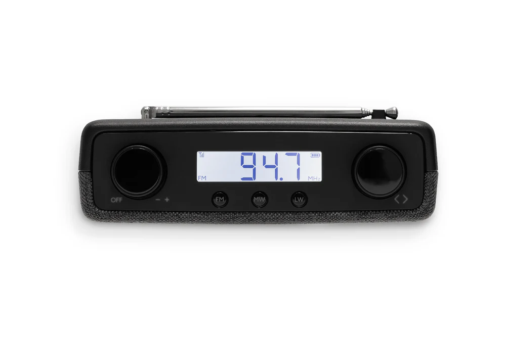 Roberts PLAYFM FM Portable Radio Black - Image 3