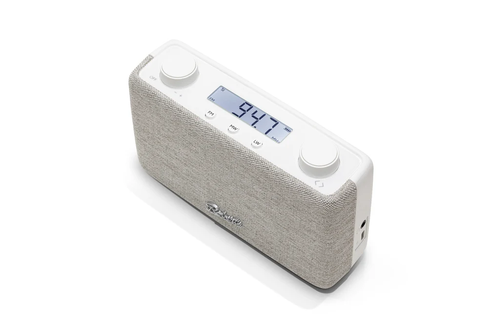Roberts PLAYFM FM Portable Radio White - Image 4