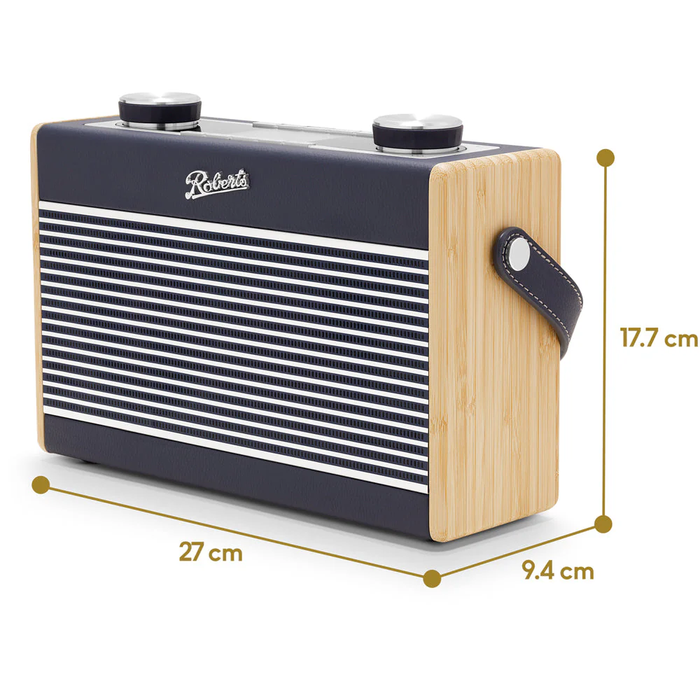 Roberts Rambler Max Stereo DAB DAB+ FM RDS Internet Bluetooth Digital Radio Navy Blue - Image 7