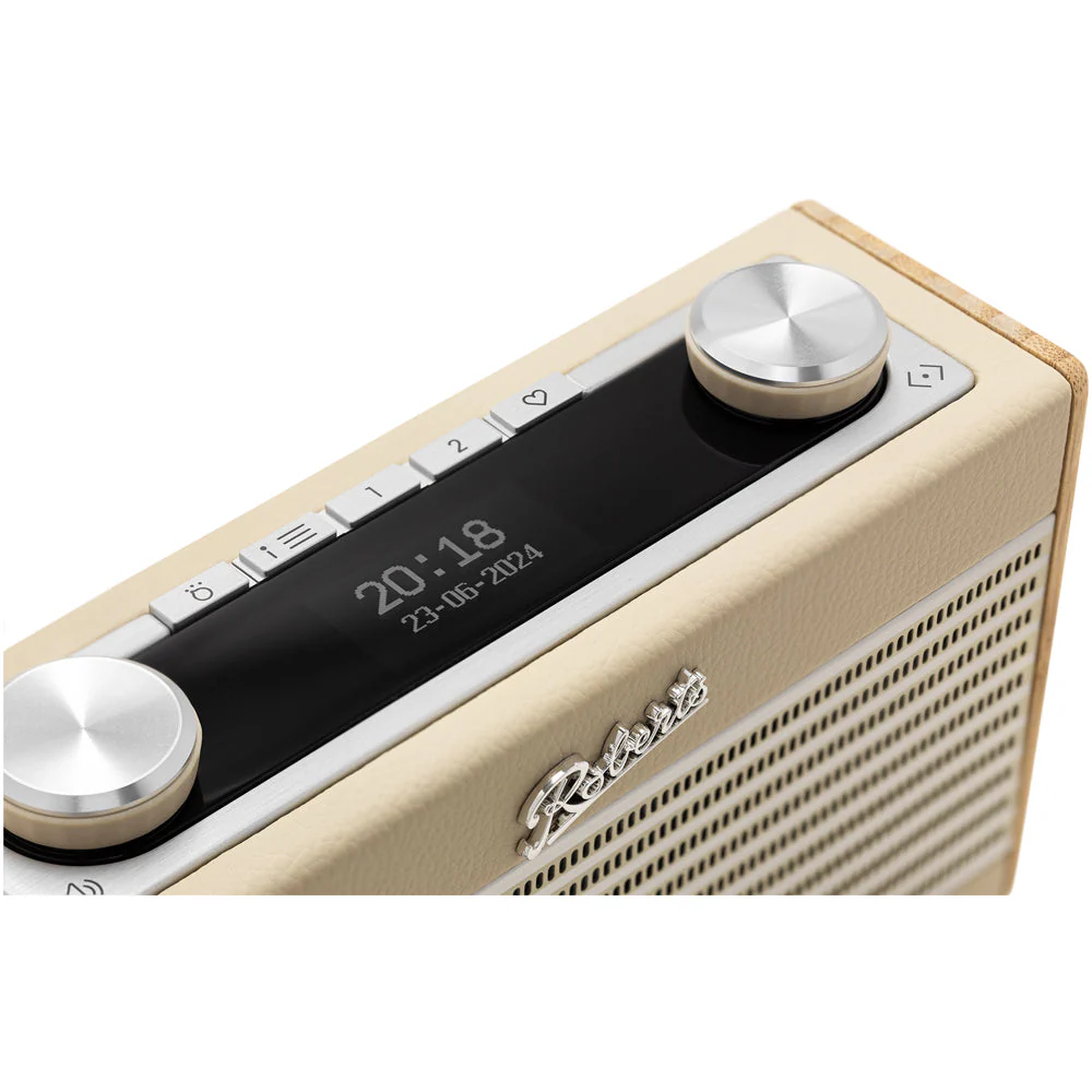 Roberts Rambler Uno DAB DAB+ FM RDS Bluetooth Digital Radio Pastel Cream - Image 4