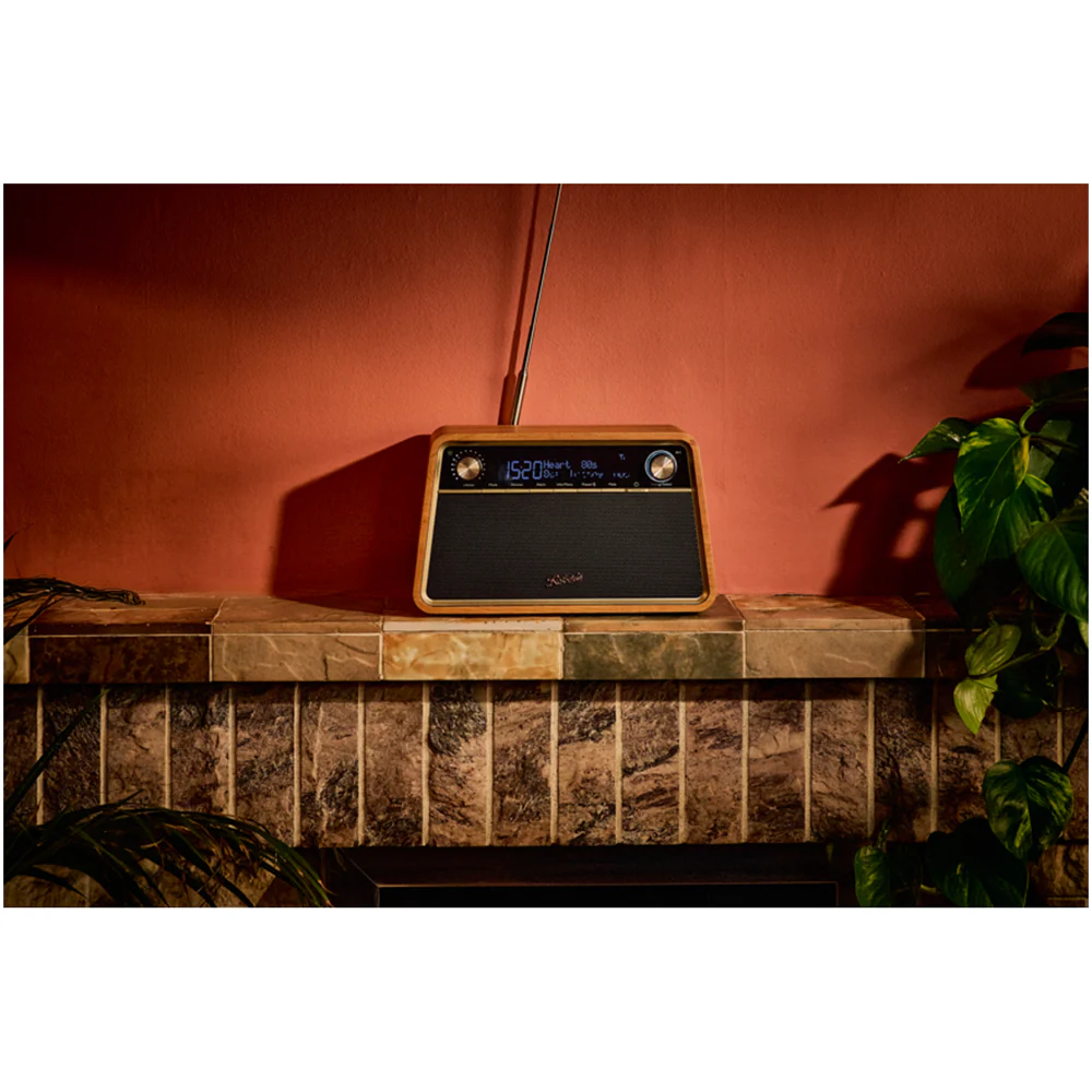 Roberts Reva DAB DAB+ FM Table-Top Radio With Bluetooth - Cherry Wood - Image 5
