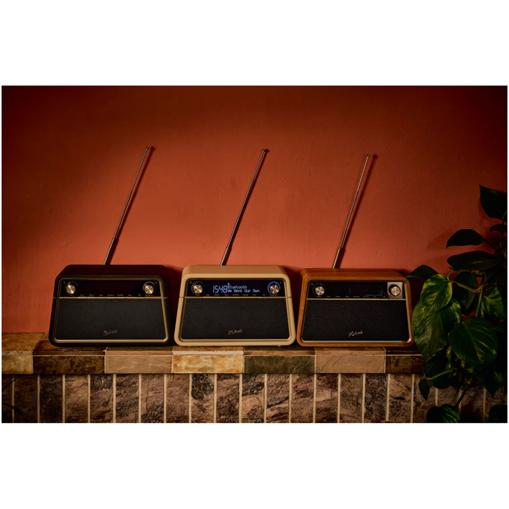 Roberts Reva DAB DAB+ FM Table-Top Radio With Bluetooth - Cherry Wood - Image 6