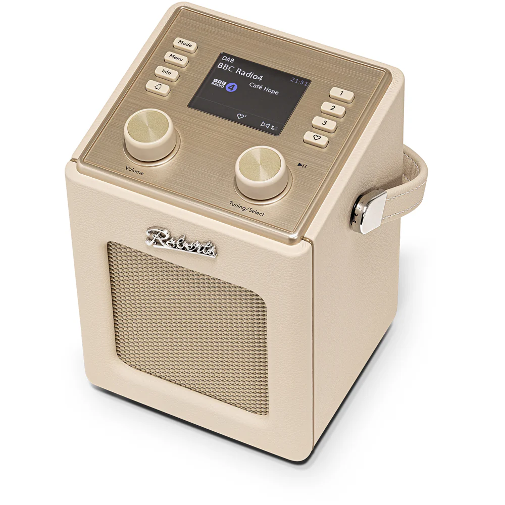 Roberts Revival Mini 2 Portable Bluetooth DAB+ DAB FM Radio - Pastel Cream - Image 4