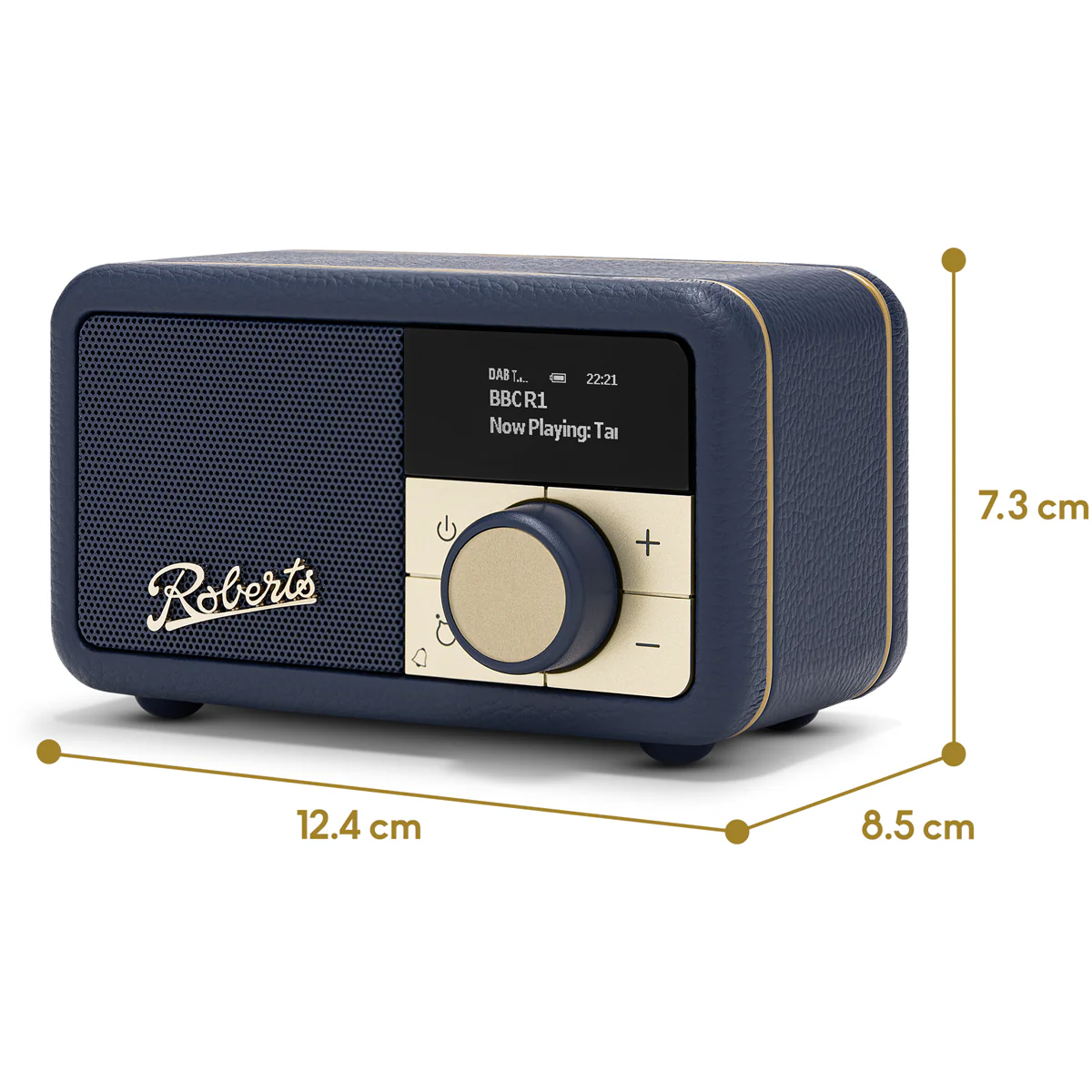 Roberts Revival Petite 2 DAB DAB+ Bluetooth Rechargeable Digital Radio Midnight Blue - Image 5