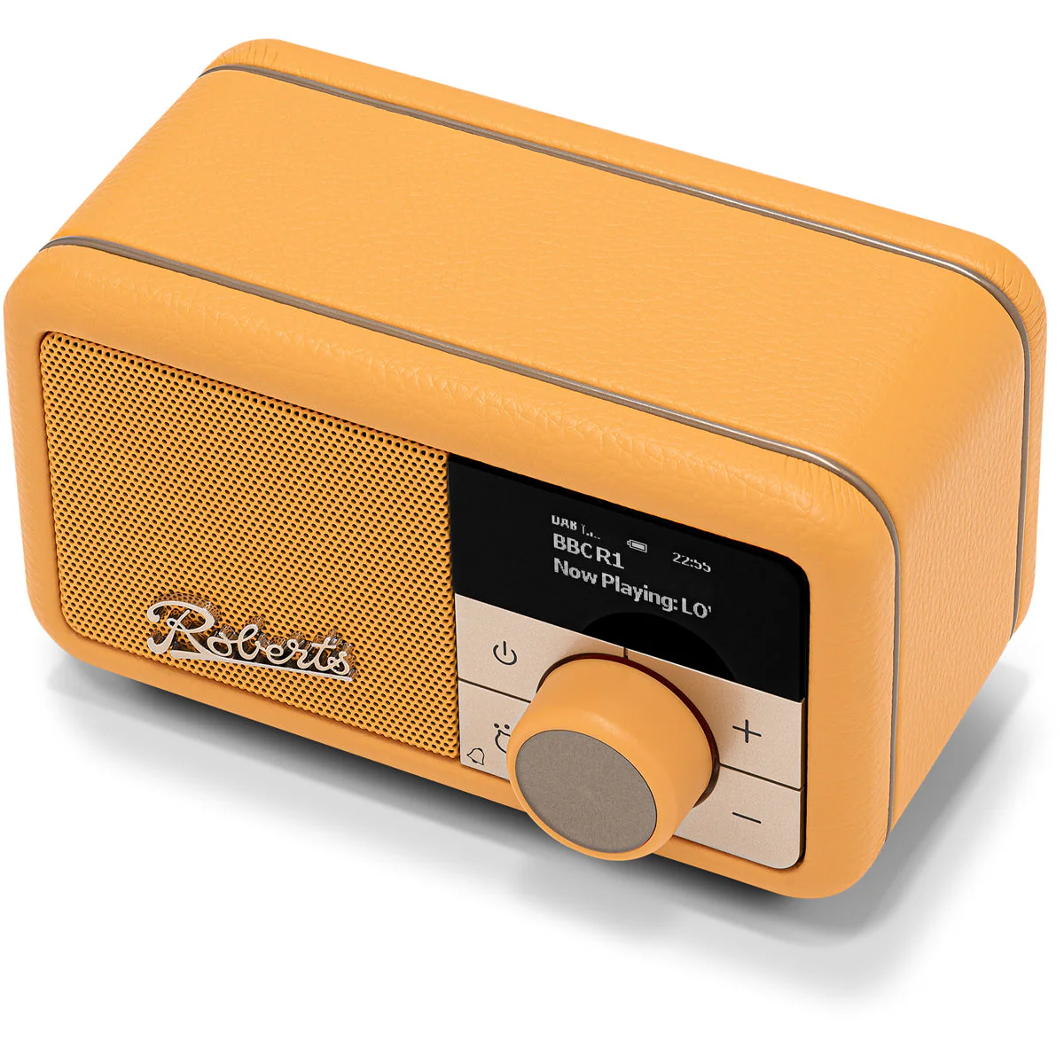 Roberts Revival Petite 2 DAB DAB+ Bluetooth Rechargeable Digital Radio Sunburst Yellow - Image 4
