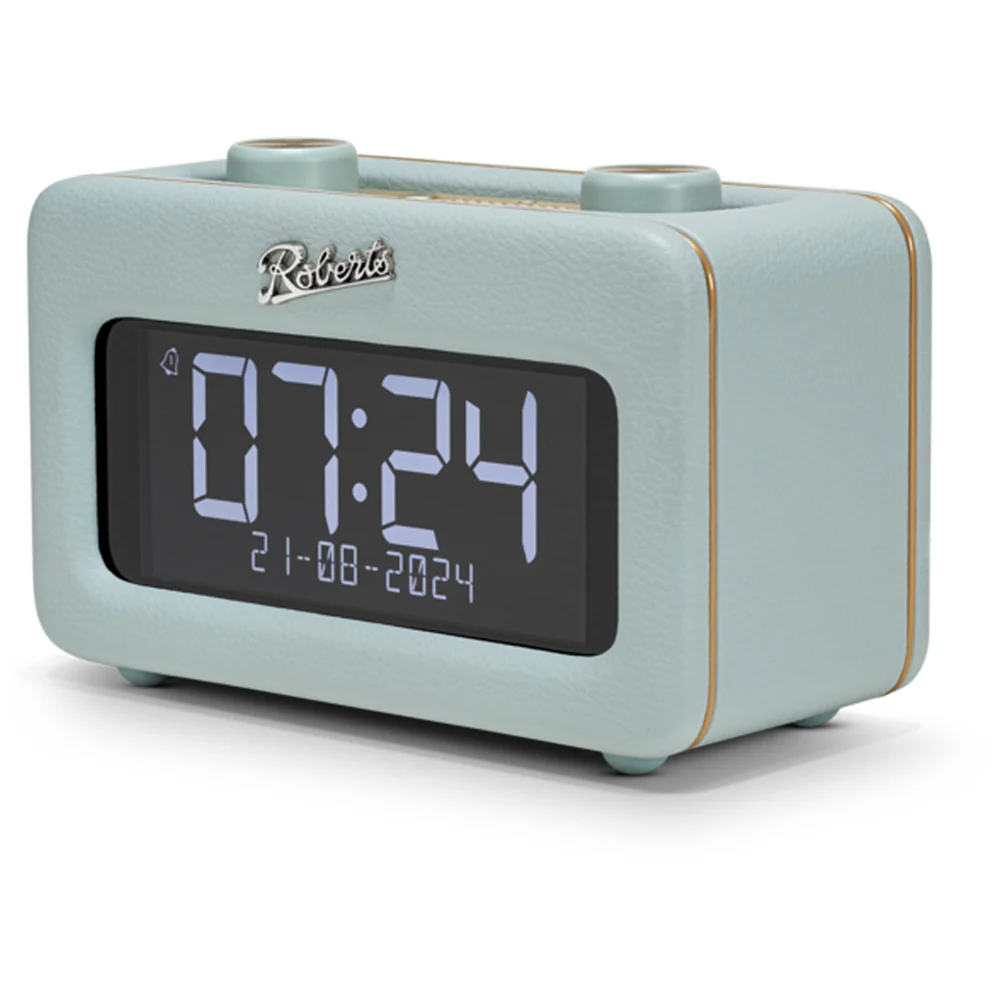 Roberts Revival Rest DAB DAB+ FM Bluetooth Bedside Clock Radio Duck Egg - Image 2