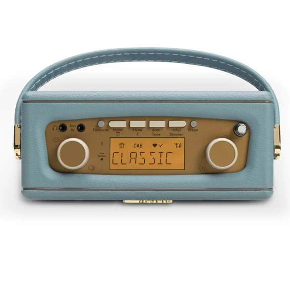 Roberts Revival Uno BT DAB DAB+ FM Radio with 2 alarms and line out in Duck Egg Bluetooth - Image 2