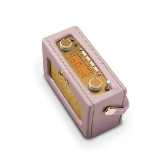 Roberts Revival Uno BT DAB DAB+ FM Radio with 2 alarms and line out in Dusky Pink Bluetooth - Image 2