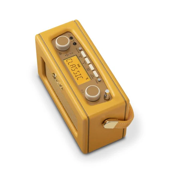 Roberts Revival Uno BT DAB DAB+ FM Radio with 2 alarms and line out in Sunburst Yellow Bluetooth - Image 4
