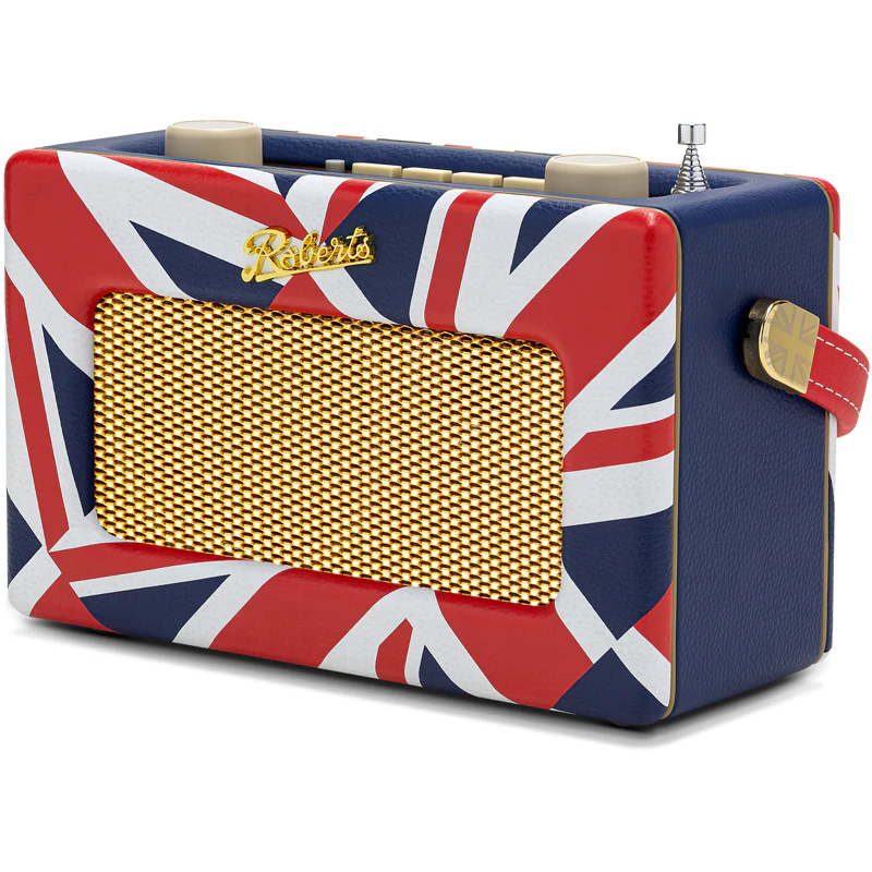 Roberts Revival Uno BT DAB DAB+ FM Radio with 2 Alarms and line out in Union Jack Bluetooth Limited Edition Open Box Clearance - Image 3