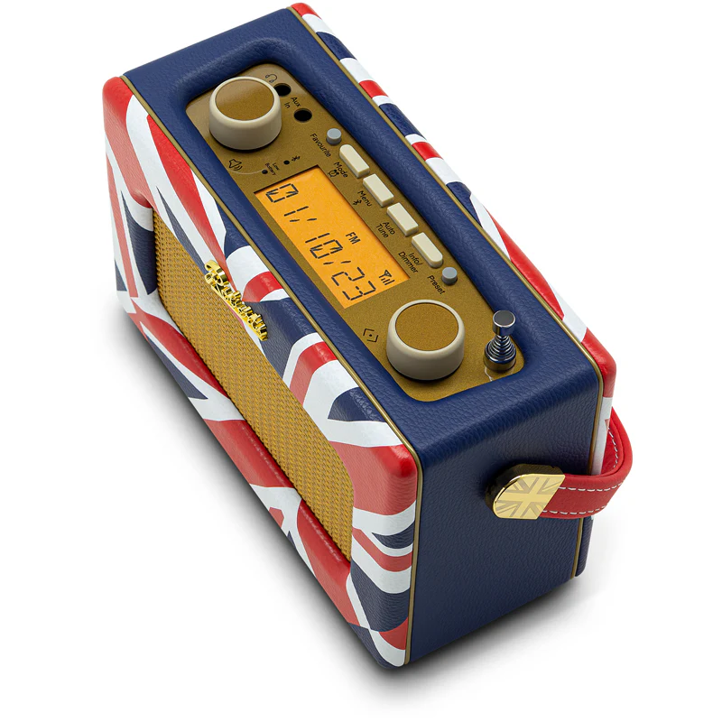 Roberts Revival Uno BT DAB DAB+ FM Radio with 2 Alarms and line out in Union Jack Bluetooth Limited Edition Open Box Clearance - Image 4