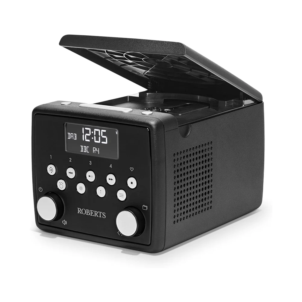 Roberts SOUND 49 FM DAB DAB+ Digital Clock Radio with Bluetooth and CD Player - Black - Image 3